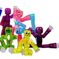 thumbnail image 3 of 8cm/3.15inch Sticky Action Figures Toy With Sucker, Deformable Plastic Animals Figure, 3 of 4
