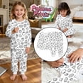 thumbnail image 2 of HXWCHs Kids DIY Hand Painted Colorable Tops and Pants Set Boys Girls Funny Cartoon Coloring T-Shirts and Pants 2 Piece Sets Size: 9-10 Years White, 2 of 7
