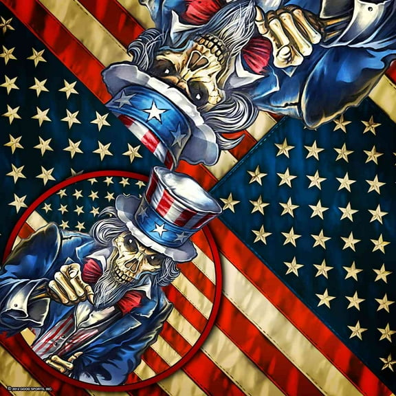 Hot Leathers BAB1088 Uncle Sam Bandana 21X21