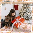 thumbnail image 6 of Gingerbread Man Christmas Throw Blanket for Adults 50 x 60 Inch Holiday Tree and Cookie Theme Flannel Blankets for Bedroom Couch Travel Home Decor Fuzzy Cozy Soft Warm Gifts(Pink), 6 of 7