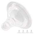 thumbnail image 4 of Juego de tetinas para bebé, de silicona líquida, suave, para chupete de bebé, accesorio para biberón (4 tetinas, 1 aguja para leche), 4 of 14