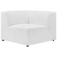 thumbnail image 4 of Sectional Sofa Set, Faux Vegan Leather, White, Modern Contemporary Urban Design, Living Lounge Room Hotel Lobby Hospitality, 4 of 10