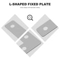 thumbnail image 4 of Phenofice 10 Pcs Supports d'Angle pour Armoire en Acier Inoxydable Argent, 4 of 8
