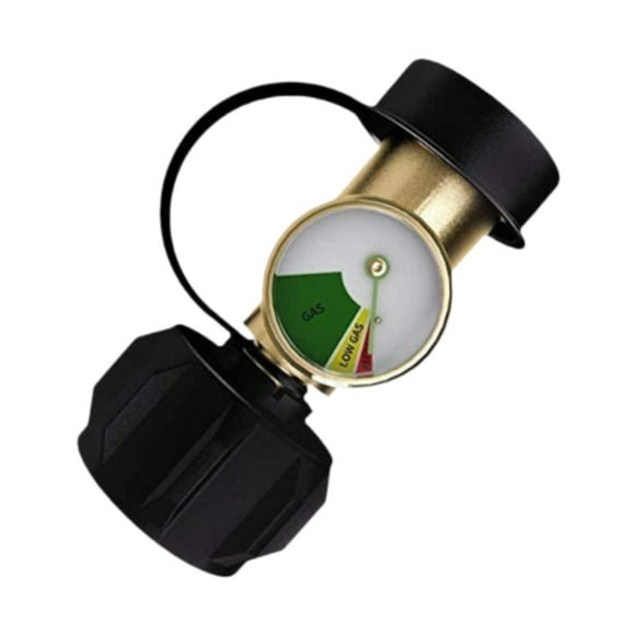 Colaxi Propane Cylinder Gauge LP Tank Gauge LP Gas Adapter Heater RV Gas Burner Level Indicator BBQ Grill Cylinder Propane Gas Gauge