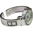 thumbnail image 3 of Blekon Collections Japanese Quartz Women's 30mm Alloy Case Elegant Design Metal Cuff Bangle Watch, 3 of 5