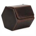 thumbnail image 1 of Estuche Clásico para Guardar Relojes, de Piel de Vaca Crazy Horse, con Forma Hexagonal y Diamantes, Ideal para Viajes Al Aire Libre., 1 of 10