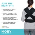 thumbnail image 3 of MOBY Wrap Baby Carrier - Evolution Wrap for Newborns & Infants - One size, 3 of 9