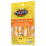 Poly String Cheese Polly-O Twists String Cheese Mozzarella & Cheddar Cheese Snacks, 12ct ...