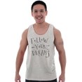 thumbnail image 3 of Follow Your Dreams Inspirational Tank Top Tee Shirt Women Brisco Brands S, 3 of 6
