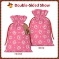 thumbnail image 2 of Naloa Cartoon Pigs and Hearts Drawstring Christmas Bags, 3D Xmas Gift Bags, Christmas Wrapping Bags, Xmas Goodie Bags, Treat Pouch Bags, Party Favor Bags-Small, 2 of 9