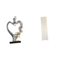 thumbnail image 1 of Escultura De Abrazo Romántico Para Decoración De Dormitorio Y Sala De Estar. Elegante Estatua De Pareja Con Pantalla De Lámpara Artística Para Exhibición En El Hogar., 1 of 8