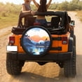 thumbnail image 3 of KAKALAD Sunset Lake Spare Tire Cover Universal Vehicle Accessories Buckle Car Tools 15”in, 3 of 6