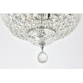 thumbnail image 4 of Home Decor Tranquil 4 Light Chrome Flush Mount Clear Royal Cut Crystal, 4 of 7