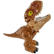 4pc 2 in 1 Dinosaur Robot Transforming Toy Dino Tansformer Robot w Movable Limbs