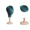 thumbnail image 6 of Bothyi Hairpieces Display Holder Manikin Head for Shopping Mall Styling Dry dark green, 6 of 8