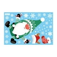 thumbnail image 1 of karymi Santa Claus Rudolph Sticker Christmas Shopping Mall Glass Window Decoration Up to 60% off, 1 of 2