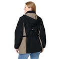 thumbnail image 2 of Woman Within Plus Size Colorblocked Taslon Anorak, 2 of 6