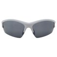 thumbnail image 2 of Epoch 1 Sport Golf Sunglasses White Gray Frame Polycarbonate Frame with Smoke Lens, 2 of 8