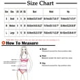 thumbnail image 2 of PENGXIANG Ensemble Bikini String pour Femmes Maillot de Bain Sexy Bikinis String Haut Licou avec Bas String, 2 of 7