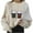 Silver, variant on Halloween Fashion Womens Casual Long Sleeve Printed Ladies Sweatshirts Tops