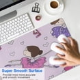thumbnail image 4 of Long Mouse Pads for Desk,Ballet Princess Girls Pattern Desk Mats on Top Of Desks, Desk Mouse Pad Extra Large with 3mm Non-Slip Base and Stitched Edge for Gaming,Office,Work,Home 31.5"x11.8", 4 of 6