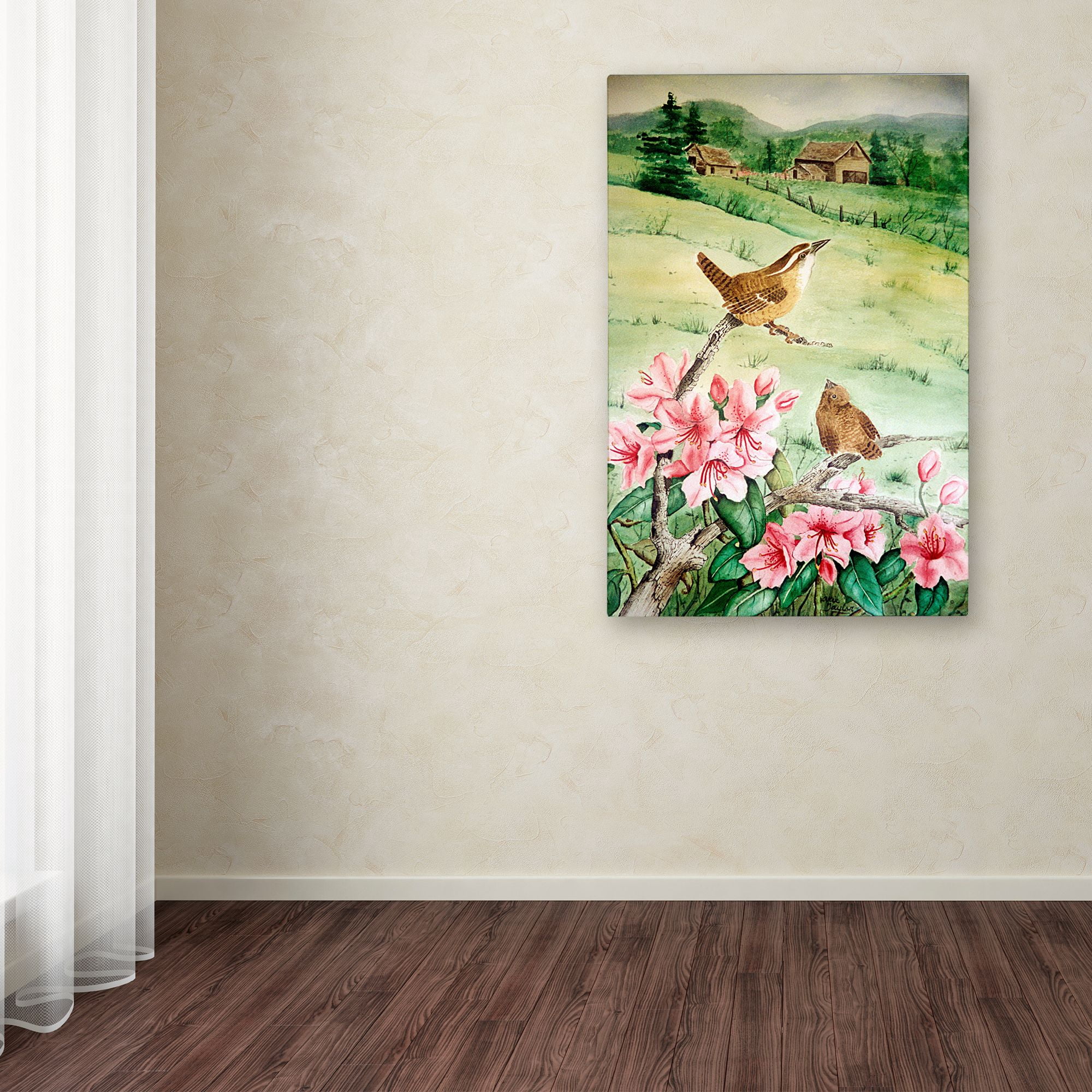 Trademark Fine Art 'Carolina Wren' Canvas Art by Arie Reinhardt Taylor