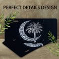 thumbnail image 4 of Diamond encrusted Crescent and Palm Front License Plate, Metal License Plate, Funny Standard Plates Personalized Novelty Decorative For Men/Women/Boys/Girls Car 6×12 Inch, 4 of 7