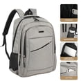 thumbnail image 6 of Travel carry on Backpack Business slim Sturdy Laptops Backpack, College School Computer Bag Gift for Men & Women Fits 15 Inch Notebook.Gray, 6 of 7