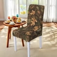 thumbnail image 5 of TSOVTHRID Camouflage Hunting Print 1 Tablecloth and 4 Chair Covers Set Removable Slipcovers Stain-Resistant Furniture Covers for Wedding Banquet Party Decoration, 5 of 7