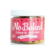 NoBaked Edible, Bake-able Chocolate Chip Cookie Dough (Two Pack)