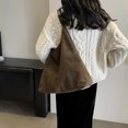 thumbnail image 6 of Women's Leather Hobo Bag  Women's Suede Bag  Slouchy Tote Bag  Suede Hobo Shoulder Bag, 6 of 6