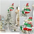 thumbnail image 3 of Christmas Tree Topper Snowman Santa Claus Top Hugger for Winter Wonderland Party Thanksgiving New Year Xmas Tree Decorations Ornament, 3 of 7