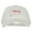 White, variant on Connecticut with Map Outline Embroidered Washed Cotton Twill Cap - White OSFM