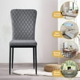 thumbnail image 7 of KEIVVAKN Dining Room Chairs Set of 6 Velvet Kitchen Living Room Furniture, 7 of 7