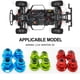 thumbnail image 2 of Ounissouiy Tuerca de neumático de acero inoxidable, resistente al óxido y duradera, para 1/10 ARRMA SENTON 3S RC, pieza de coche, accesorios de Kits de construcción modelo Púrpura, 2 of 6