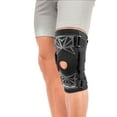 thumbnail image 2 of Mueller Pro Level Hinged Knee Brace Deluxe, Black, Large (16in-18in), 2 of 4