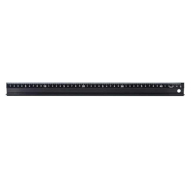 Uadme Reglas, Regla De Corte, Herramienta De Medición De Aleación De Aluminio Tipo L, Accesorio De Hardware para Medición De Longitud, Corte En Línea Recta, Producción De Bricolaje(45cm)