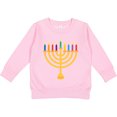 thumbnail image 2 of Inktastic Hanukkah Menorah Candles Toddler Sweatshirt, 2 of 4