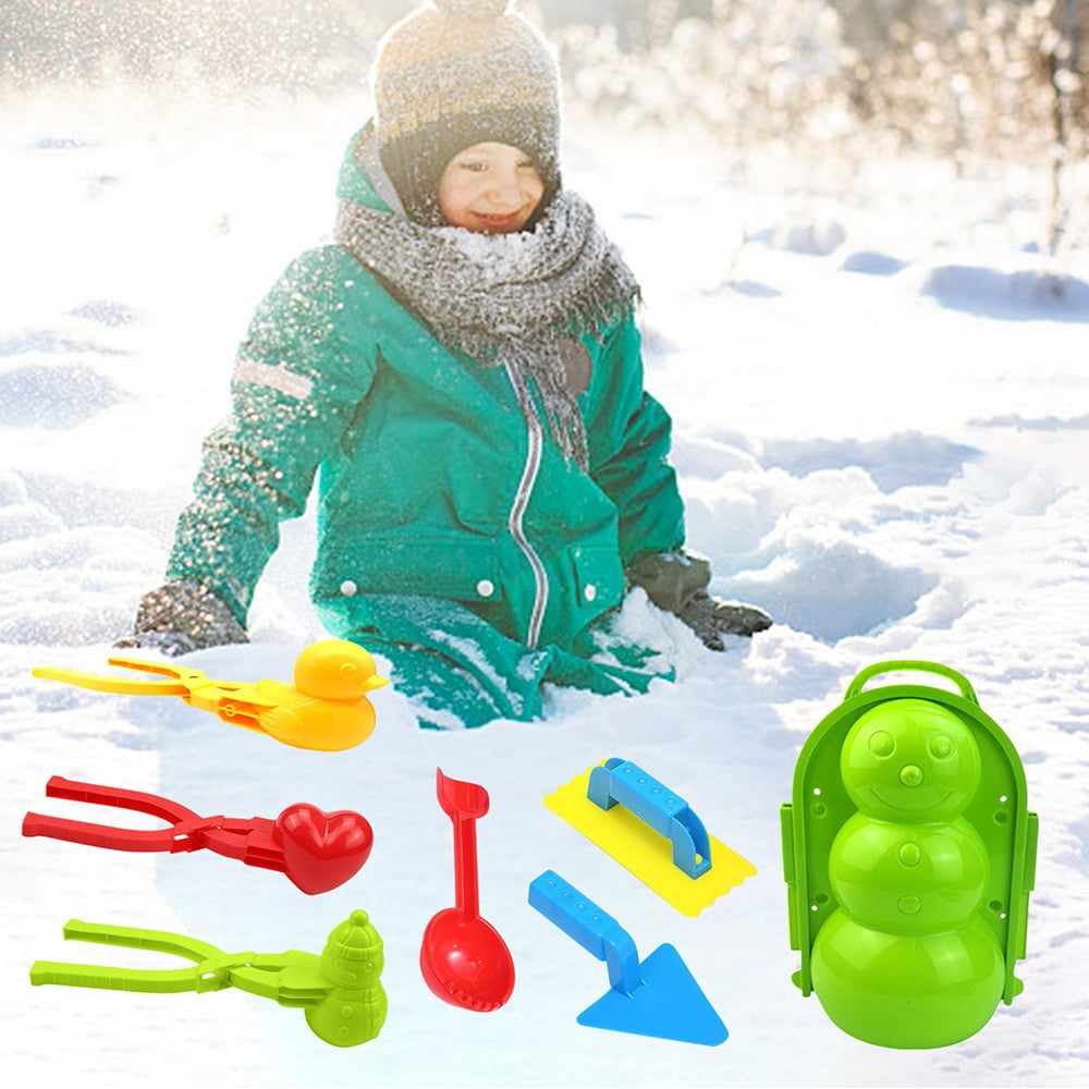 Winter Snowball Maker Kid Outdoor Toys Snowball Clip Sand Mold Tool For Children 