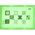 thumbnail image 1 of Ahgly Company Indoor Rectangle Solid Green Modern Area Rugs, 8' x 10', 1 of 4