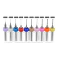 thumbnail image 2 of Uxcell 1/8" Shank 0.3mm-1.2mm Tungsten Carbide CNC Engraving PCB Drill Bits Set 30 Pack, 2 of 6