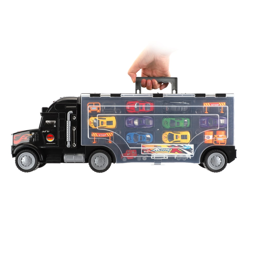 toy semi truck car storage