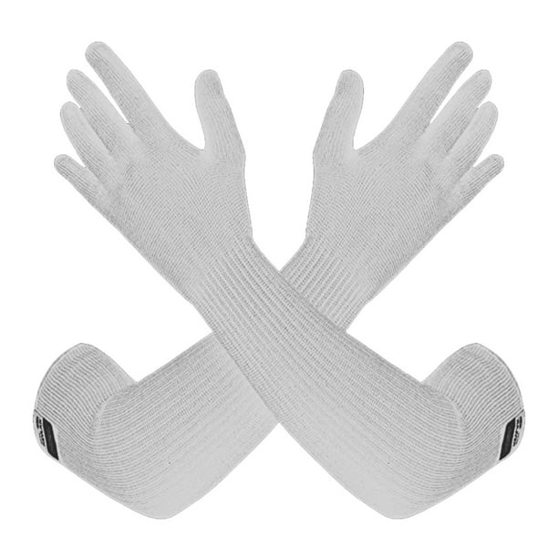 Guantes de acero de manga larga con brazo anticorte mangas largas de corte anticuchillo bolsa extendida guantes de acero Vhermosa CPB-US-DYP35-2