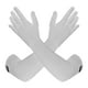 thumbnail image 1 of Guantes de acero de manga larga con brazo anticorte mangas largas de corte anticuchillo bolsa extendida guantes de acero Vhermosa CPB-US-DYP35-2, 1 of 2