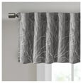 thumbnail image 2 of Faux Silk Embroidered Window Valance Grey 50x18" Grey + Polyester, 2 of 8