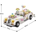 thumbnail image 4 of MesaSe Mini DIY Assemble Block Toy Figure Groom Bride Wedding Car Bricks Flower Building Blocks Special Model Set Toys for Children, 4 of 6