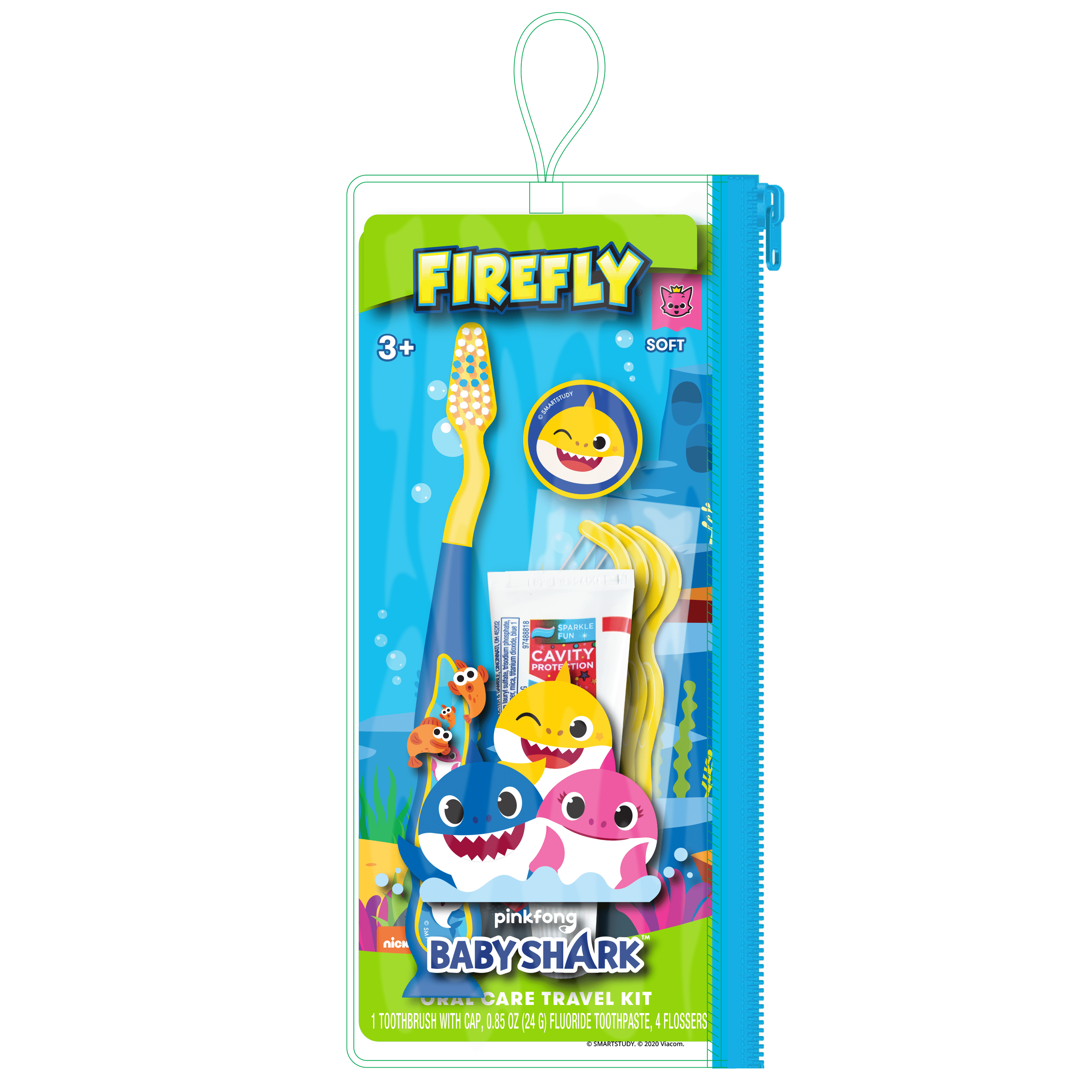 Firefly Baby Shark Oral Care Travel Kit