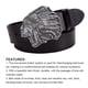 thumbnail image 4 of Sonducket Cinturones para hombre Eagle Retro de capas multifuncional clásico elegante diseño ajustable hebillas de cinturón hombres hebillas de Cinturones Color café Sonducket AP004552-03, 4 of 6