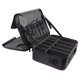 thumbnail image 1 of Bolsa de maquillaje, Estuche de maquillaje grande Organizadores de maquillaje Bolsa de maquillaje de viaje, Portaescobillas con ranuras para cepillos Divisor ajustable Material impermeable, 1 of 7