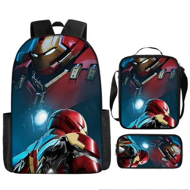 Iron man school bags discount